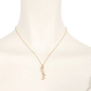 Swarovski Crystal Necklace Gold and Crystal